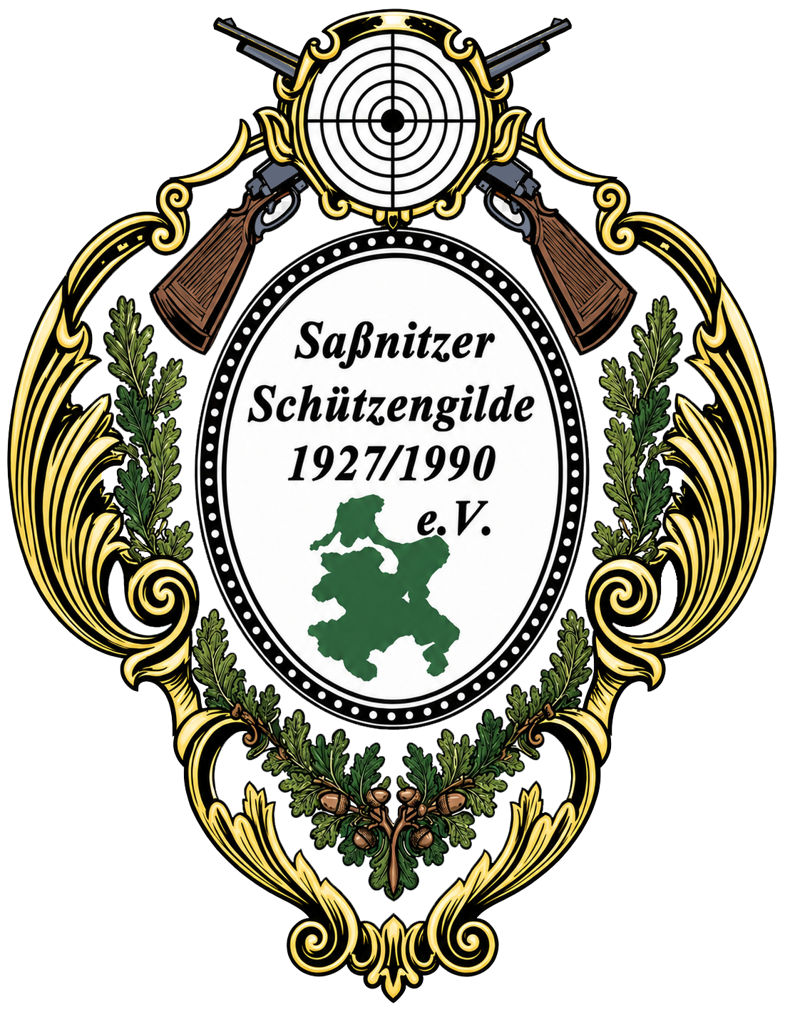 Wappen der Saßnitzer Schützengilde 1927/1990 e.V.